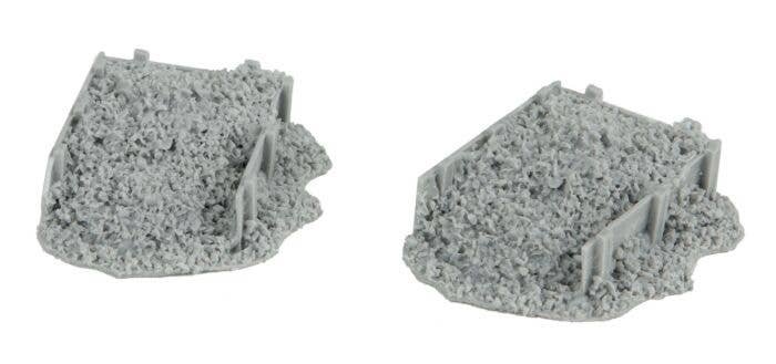 Coal Bin -- Unpainted Resin Castings pkg(2), HO, Bar Mills LLC 2024