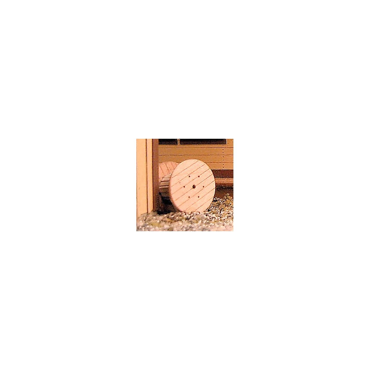 4′ Diameter Cable Reel pkg(4), HO, B.T.S. 23003