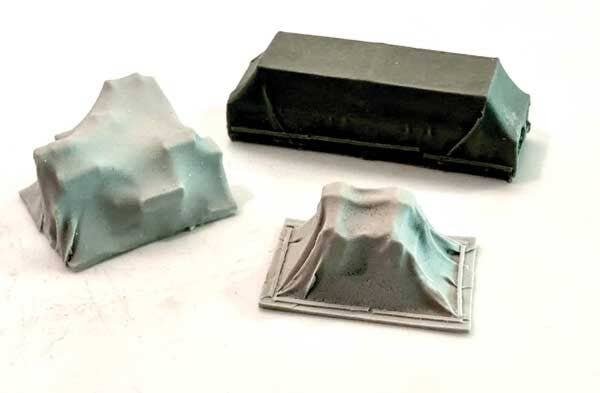 Tarp-Covered Materials -- Unpainted pkg(3), O, Bar Mills LLC 4030