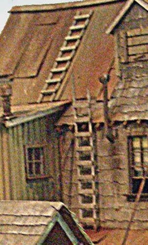 Wood Ladders - Kit -- 1-Story Tall pkg(4), O, Bar Mills LLC 4035