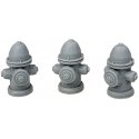 Fire Hydrant -- Unpainted pkg(3), O, Bar Mills LLC 4026
