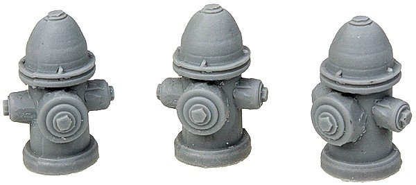 Fire Hydrant -- Unpainted pkg(3), O, Bar Mills LLC 4026