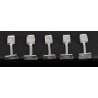 Letter Boxes -- Unpainted Metal Castings pkg(5), HO, Durango Press 217