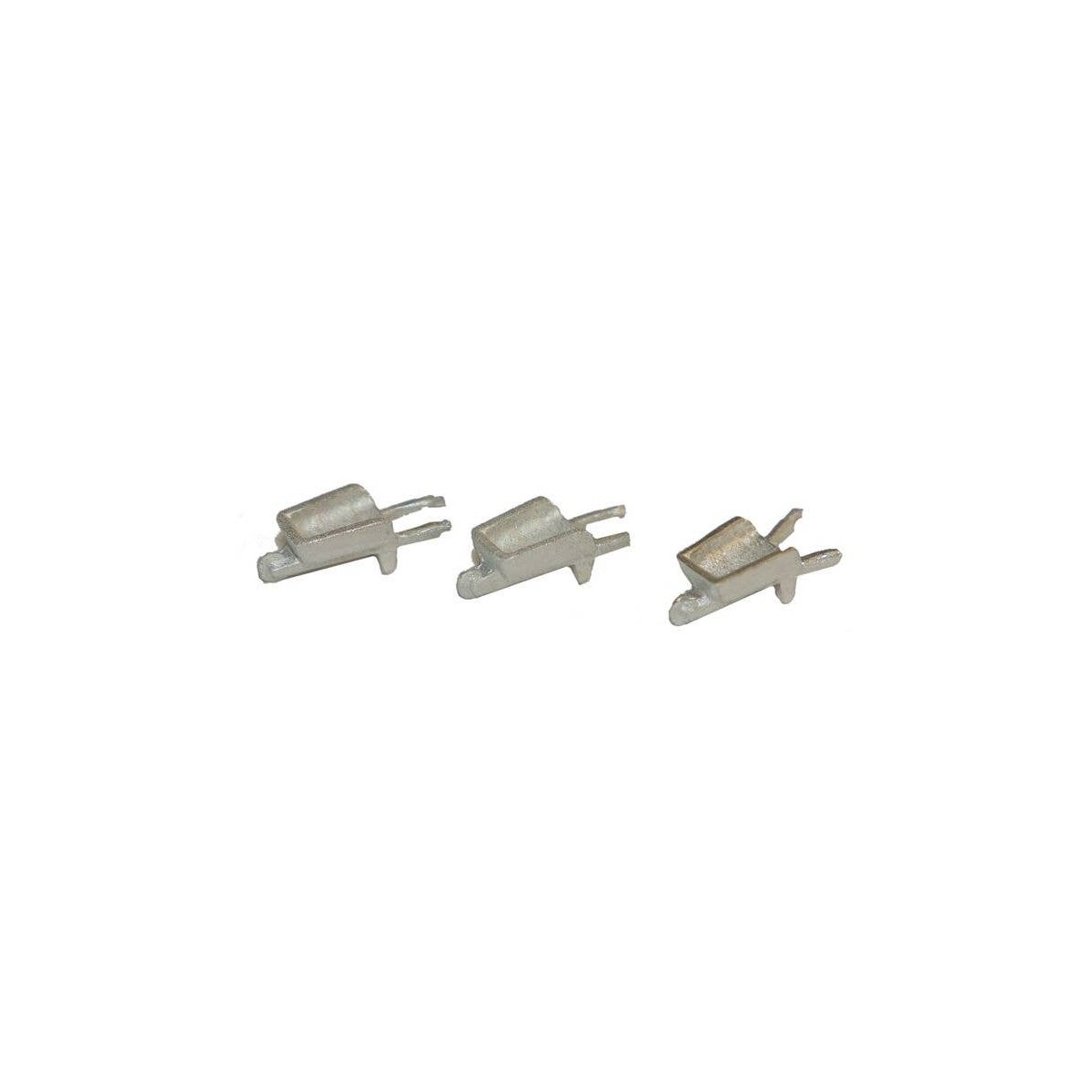 Wheelbarrow - Kit -- Unpainted pkg(3), HO, Durango Press 152