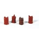 Gas Can pkg(4) -- 8-Gallon 30.3L, HO, Durango Press 81