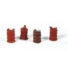 Gas Can pkg(4) -- 8-Gallon 30.3L, HO, Durango Press 81