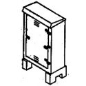 Electric Relay Cabinets -- 1-Door, HO, Details West 901