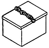 Battery Vaults -- Small, HO, Details West 909