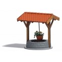 Covered Well w/Flowers -- Kit, HO, Busch Gmbh & Co Kg 1524