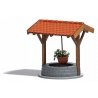 Covered Well w/Flowers -- Kit, HO, Busch Gmbh & Co Kg 1524