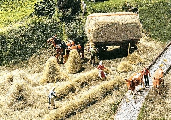Hay Harvest -- Kit, HO, Faller Gmbh 180561