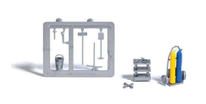 Welding Torch, Tools & Tank Cart, HO, Busch Gmbh & Co Kg 7785