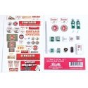 Decorated Ultimate Detail Set -- Sinclair Gas Station, HO, JL Innovative Design 951