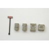 Custom Mine Explosives Set -- 5 Pieces, HO, JL Innovative Design 525