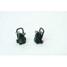 Welding Tanks and Carts -- Unpainted Metal Castings pkg(2), HO, Durango Press 215