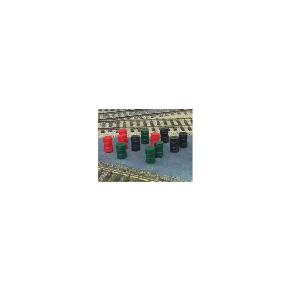 Oil Drums -- pkg(12), HO, Peco 5067