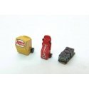 Custom Gas Station Service Set, HO, JL Innovative Design 443