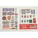 Decorated Ultimate Detail Set -- Standard Gas Station, HO, JL Innovative Design 955