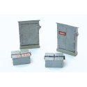 Ground Box (Battery Well) Detail Set -- Unpainted, HO, JL Innovative Design 495
