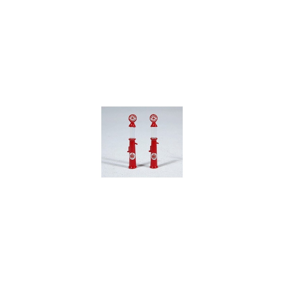 Custom Gravity-Feed Gas Pump -- Red Crown pkg(2), HO, JL Innovative Design 932