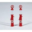 Custom Gravity-Feed Gas Pump -- Red Crown pkg(2), HO, JL Innovative Design 932