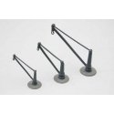 Dock Pillar Cranes -- Unpainted Metal Castings - 1 Each: Scale 5` 1.5m, 7` 2.1m, 9` 2.7m, HO, JL Innovative Design 353