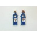 Deluxe Custom Gas Pumps - Painted -- Standard pkg(2), HO, JL Innovative Design 584