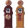 Deluxe Custom Gas Pumps - Painted -- Gilmore, HO, JL Innovative Design 572