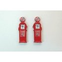 Deluxe Custom Gas Pumps - Painted -- Atlantic pkg(2), HO, JL Innovative Design 583