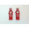 Deluxe Custom Gas Pumps - Painted -- Atlantic pkg(2), HO, JL Innovative Design 583