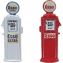 Deluxe Custom Gas Pumps - Painted -- Esso pkg(2), HO, JL Innovative Design 587