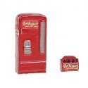 Upright Soda Machine w/Case -- Dr. Pepper, HO, JL Innovative Design 742