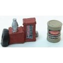 Custom Gas Station Junk Pile & Hazardous Material Barrel -- Set 1, HO, JL Innovative Design 438