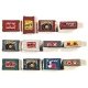 Custom Crates Fruit and Food Series -- Small (Assorted, brown) pkg(4), HO, JL Innovative Design 324