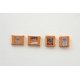 Custom Fireworks Crates -- Flat Orange pkg(4), HO, JL Innovative Design 528