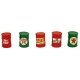 Custom Oil Barrel pkg(5) -- Texaco (red, green), HO, JL Innovative Design 562