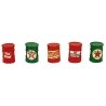 Custom Oil Barrel pkg(5) -- Texaco (red, green), HO, JL Innovative Design 562
