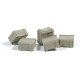 Medium Square Crate (Cast Metal) -- Unpainted pkg(5), HO, Durango Press 136
