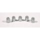 Aluminum Kegs pkg(5) -- Large, HO, Durango Press 78