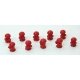 Fire Hydrants - Kit -- Unpainted pkg(10), HO, Durango Press 143