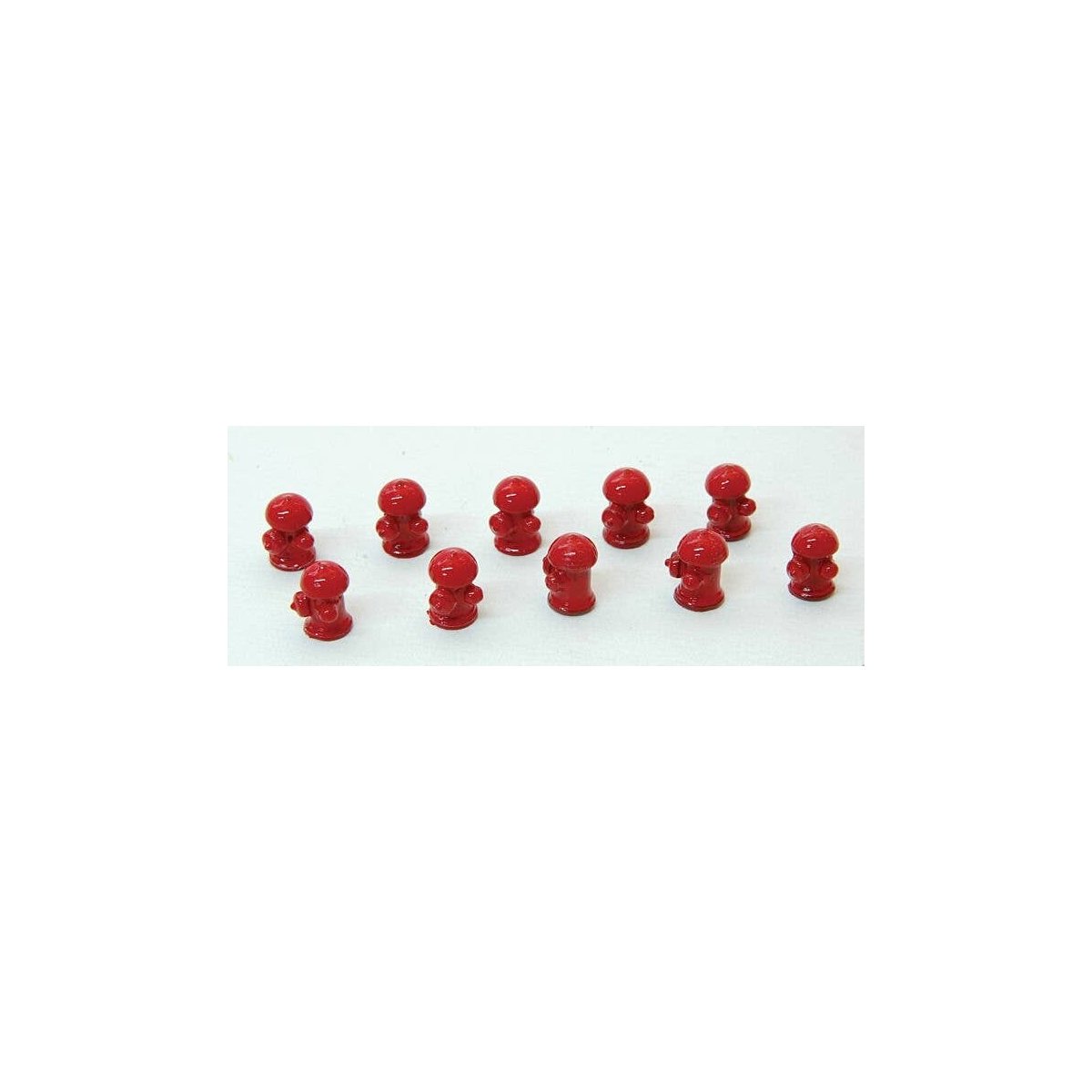Fire Hydrants - Kit -- Unpainted pkg(10), HO, Durango Press 143