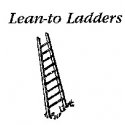 Custom Ladders -- 10′ Lean-To Ladders (unfinished), HO, JL Innovative Design 555