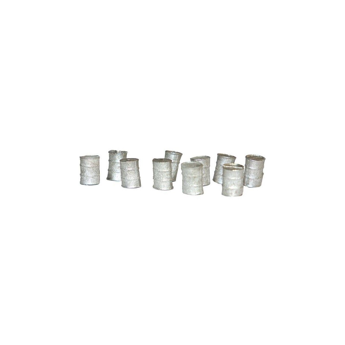 55-Gallon Drums - Kit -- Unpainted pkg(10), HO, Durango Press 146