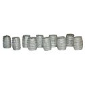 Wood Flour Barrels - Kit -- Unpainted pkg(10), HO, Durango Press 147