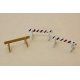 Barricades -- Unpainted Metal Castings pkg(3), HO, Durango Press 153