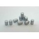 Small Kegs -- Unpainted Metal Castings pkg(10), HO, Durango Press 145