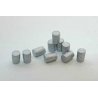 Small Kegs -- Unpainted Metal Castings pkg(10), HO, Durango Press 145