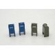 Street Mail Boxes -- Unpainted Metal Castings pkg(4), HO, Durango Press 115