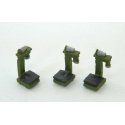 Square-Top Scale - Kit -- Unpainted pkg(3), HO, Durango Press 148