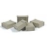 Large Square Crate (Cast Metal) -- Unpainted pkg(5), HO, Durango Press 137